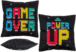Kussen Power Up & Game Over 40x40cm