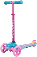 Hudora kinderstep Flitzkids Skate Wonders roze aluminium verstelbaar
