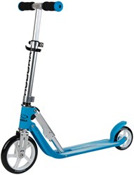 Hudora kinderstep Little Big Wheel - blauw - opvouwbaar en verstelbaar