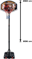 Hudora panier de basket Chicago - panier de basket mobile pour enfants