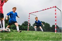 Hudora voetbaldoel allround - groot voetbaldoel voor kinderen tuin-2