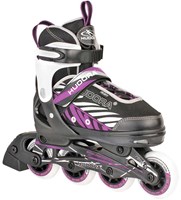 Hudora skeelers kinder Mia paars maat 33-36 verstelbaar inline skates