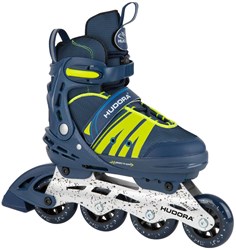 Hudora skeelers Comfort inline skates blauw maat 29-34 verstelbaar