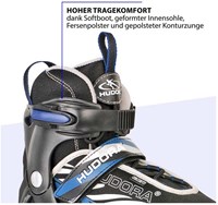 Hudora skeelers Leon blauw-zwart maat 37-40 verstelbare inlineskates-3