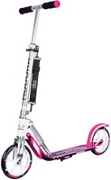 Hudora step Big Wheel RX205 - kinderstep roze wit aluminium