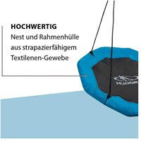Hudora nestschommel buiten Octagon 90 cm blauw ergonomisch-2