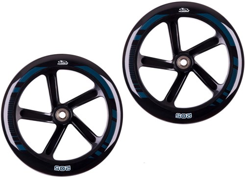 Hudora Wielset - Vervangende wielen voor BigWheel 205 step zwart-2