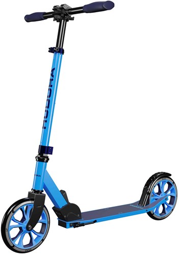 Hudora kinderstep First 200 blauw - verstelbaar en inklapbaar