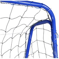Hudora voetbaldoel XXL blauw - groot voetbaldoel voor kinderen-3