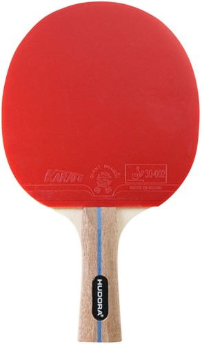 Hudora raquette de tennis de table rouge - ping-pong pour enfants et adultes-3