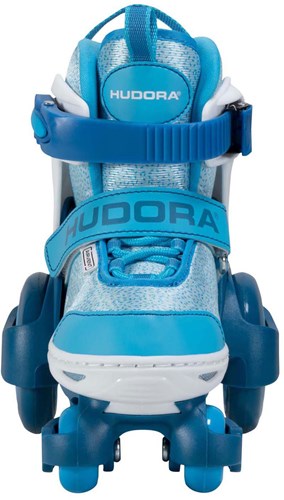 Hudora rolschaatsen kinderskates verstelbaar blauw maat 30-33-3