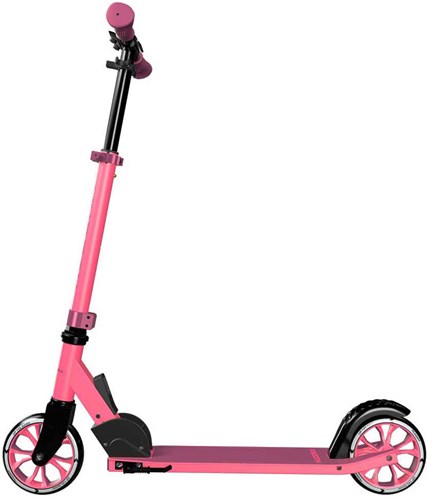 Hudora kinderstep scooter Step Up 145 junior roze verstelbaar stuur-2