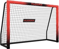 Hudora voetbaldoel Pro Tect 180 rood - stevig stalen frame buiten