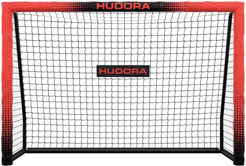 Hudora voetbaldoel Pro Tect 180 rood - stevig stalen frame buiten-2