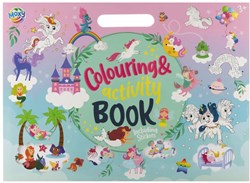 Creative Craft Group livre de coloriage activités autocollants 25 feuilles rose