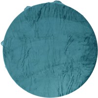 Plaid Row fleece deken 150x200cm gerecycled polyester petrol kleur-3