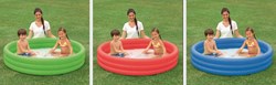 Bestway zwembad rond opblaasbaar 152x30 cm blauw kinderbad