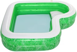 Bestway Familiebad Rechthoek Tropical Paradise met Zitje, 231cm