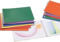Mercurius carnet à dessin spirale - grand bloc 32x24 cm vert