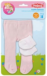 Heless collants pour poupée avec chaussettes - vêtements pastel 28-35 cm