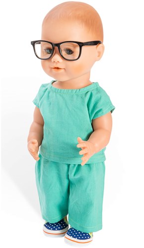 Heless poppen doktersoutfit met stethoscoop 28-35 cm poppenkleding-3