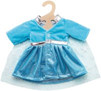 Heless babypop jas ijsprinses met cape blauw 28-35cm poppenkleding-3