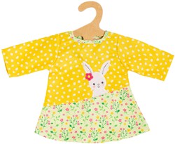 Heless robe de poupée Bunny Lou - vêtement poupée 28-35 cm jaune