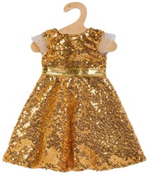 Heless robe de poupée Goldstar robe à paillettes 35-45 cm poupée