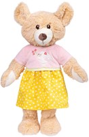 Heless robe de poupée Bunny Lou rose jaune 35-45cm vêtement-2