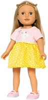 Heless robe de poupée Bunny Lou rose jaune 35-45cm vêtement-3