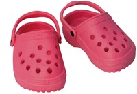Heless poppen clogs roze en blauw 38-45cm - poppenschoenen EVA-3