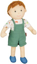 Heless pop Paul zachte babypop 32 cm biologisch katoen kleding