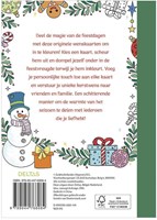 Deltas wenskaarten kerst knutselset om in te kleuren Merry Christmas-2