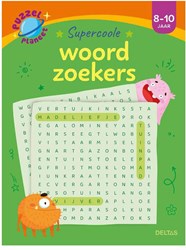 Deltas puzzelboek woordzoekers voor kinderen 8-10 jaar - educatief spel