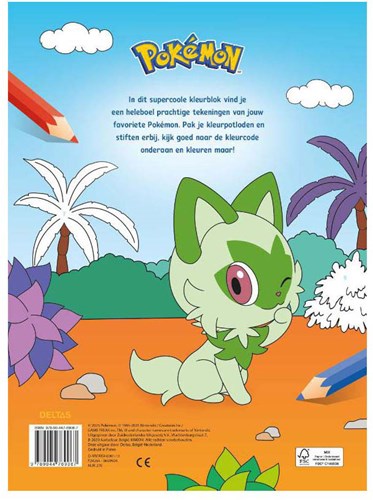 Deltas Pokémon kleurboek kleuren op nummer - kleurplezier voor kinderen-2