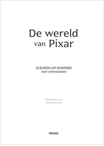 Deltas Disney Pixar livre de coloriage pour adultes - Livre coloriage numéroté-2
