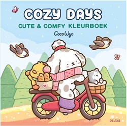 Deltas livre de coloriage Cozy Days Cute & Comfy pour des moments créatifs