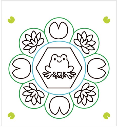Deltas livre de coloriage Happy Mandala Color pour enfants - plaisir à colorier-2