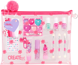 Create it! make-up tasje roze speelgoed make-upset voor kinderen