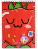 Canenco livre de coloriage Fruity Squad avec autocollants parfumés - format A5