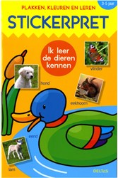 Deltas livre d'autocollants apprendre les animaux - plaisir éducatif