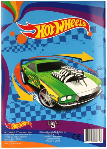 Hot Wheels kleurboek Colorio - kleurpret voor kinderen - 32 pagina's-3