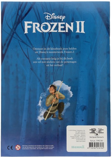 Twisk kleurboek Disney Frozen met stickers - Anna Elsa kleurpret-2