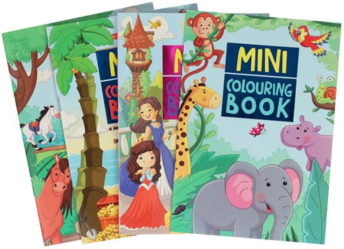 24 Mini kleur-en spelletjesboek B1001