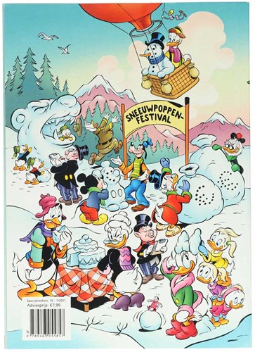 Disney Donald Duck winterboek stripboek puzzels en spelletjes 148 pagina's-3