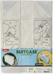 Wins Holland valise à colorier motif animaux pour enfants - jouet créatif