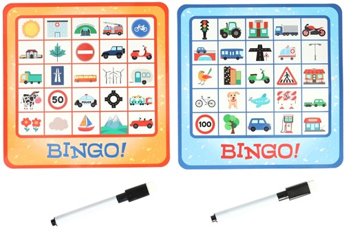 Wins Holland jeu de bingo pour les voyages - bingo de la route pour enfants-2