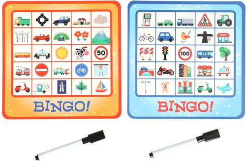 Wins Holland jeu de bingo pour les voyages - bingo de la route pour enfants-3