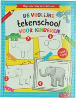Wins Holland tekenschool boek voor kinderen stap voor stap leren tekenen