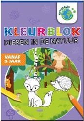 Wins Holland livre de coloriage animaux nature dès 3 ans recyclé